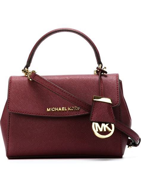 michael kors tote bag red|michael kors red crossbody bag.